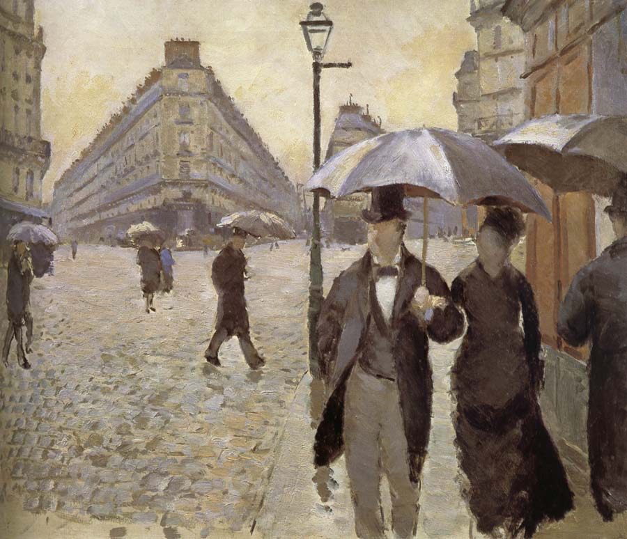 Gustave Caillebotte Rainy day in Paris